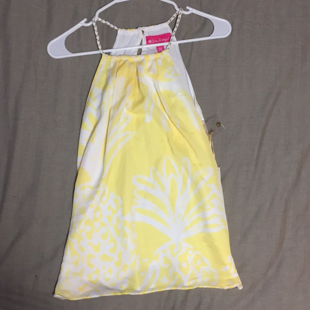 New Lily Pulitzer for Target Yellow Blouse S